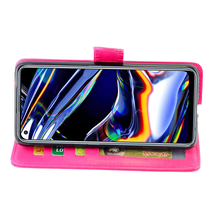 For OPPO Realme 7 Pro Crazy Horse Texture Leather Horizontal Flip Protective Case with Holder & Card Slots & Wallet & Photo Frame