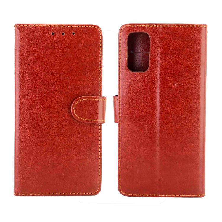 For OPPO Realme X7 Crazy Horse Texture Leather Horizontal Flip Protective Case with Holder & Card Slots & Wallet & Photo Frame