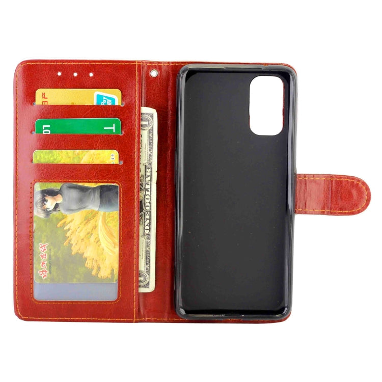 For OPPO Realme X7 Crazy Horse Texture Leather Horizontal Flip Protective Case with Holder & Card Slots & Wallet & Photo Frame