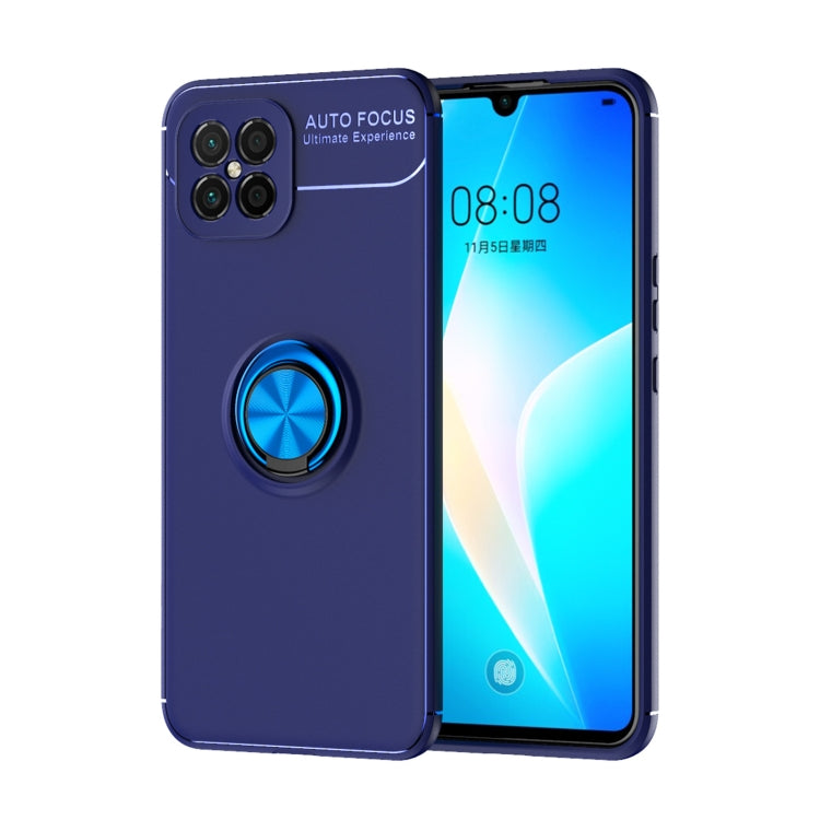 For Huawei Nova 8se Metal Ring Holder 360 Degree Rotating TPU Case