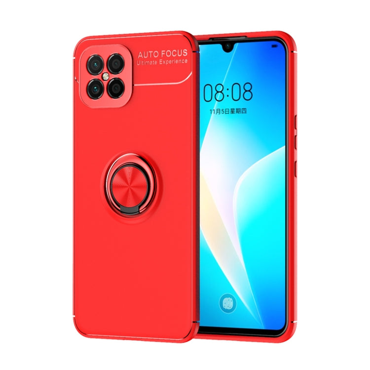 For Huawei Nova 8se Metal Ring Holder 360 Degree Rotating TPU Case