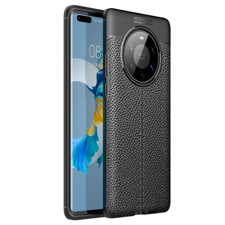 For Huawei Mate 40 Pro+ Litchi Texture TPU Shockproof Case
