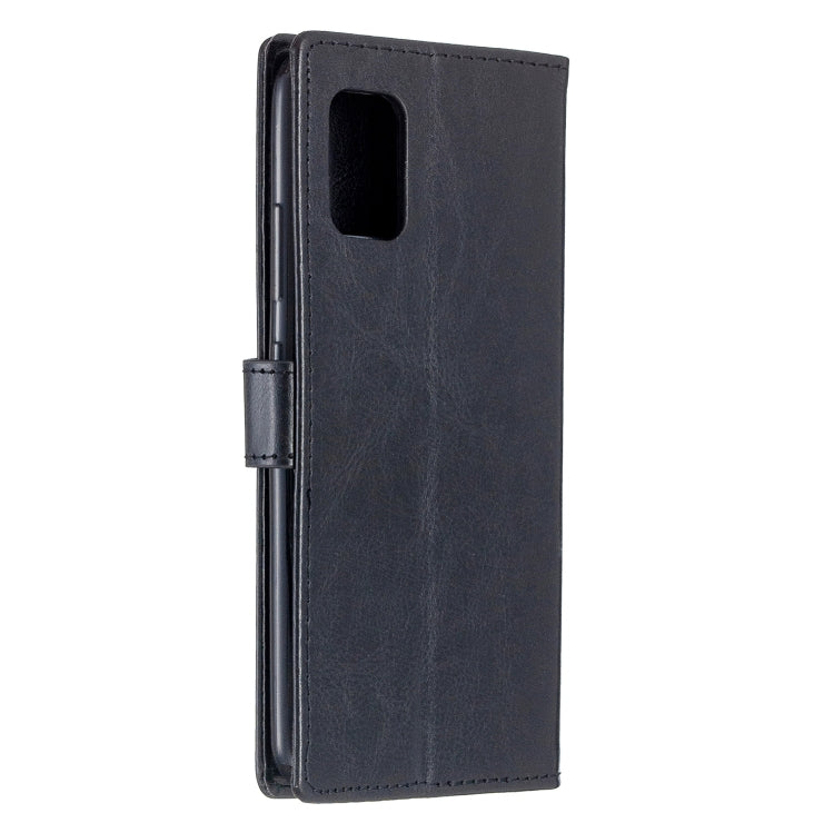 For Samsung A51 5G Crazy Horse Texture Horizontal Flip Leather Case with Holder & Card Slots & Wallet & Photo Frame