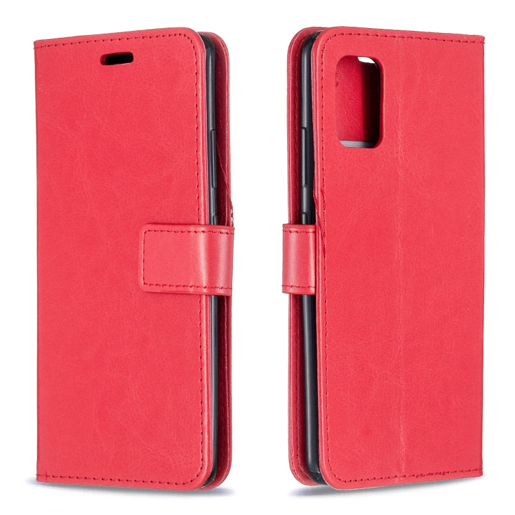 For Samsung A51 5G Crazy Horse Texture Horizontal Flip Leather Case with Holder & Card Slots & Wallet & Photo Frame