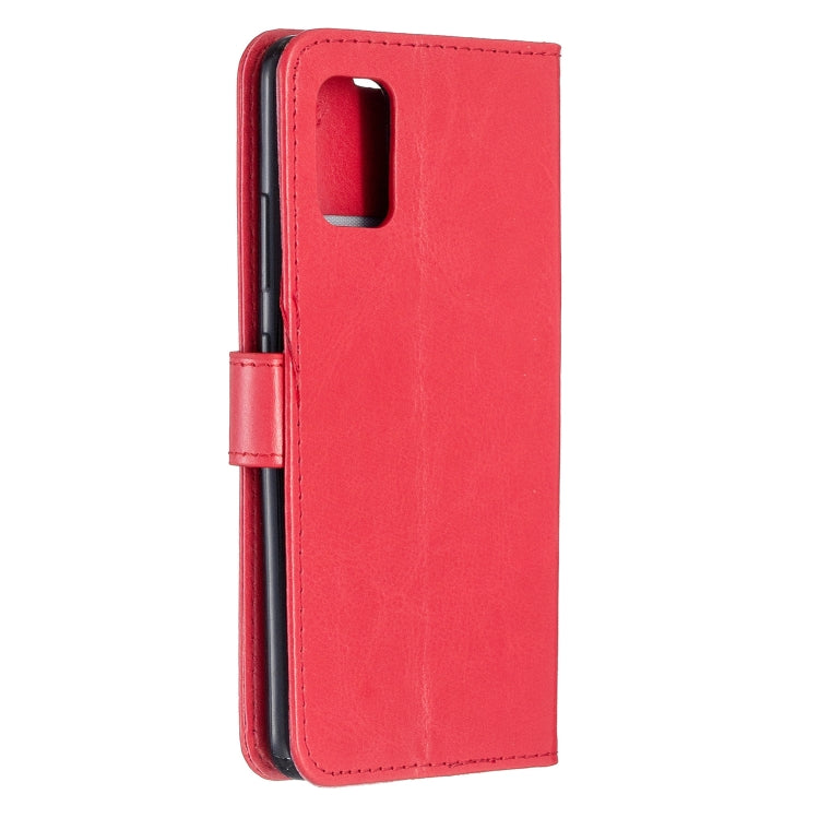 For Samsung A51 5G Crazy Horse Texture Horizontal Flip Leather Case with Holder & Card Slots & Wallet & Photo Frame
