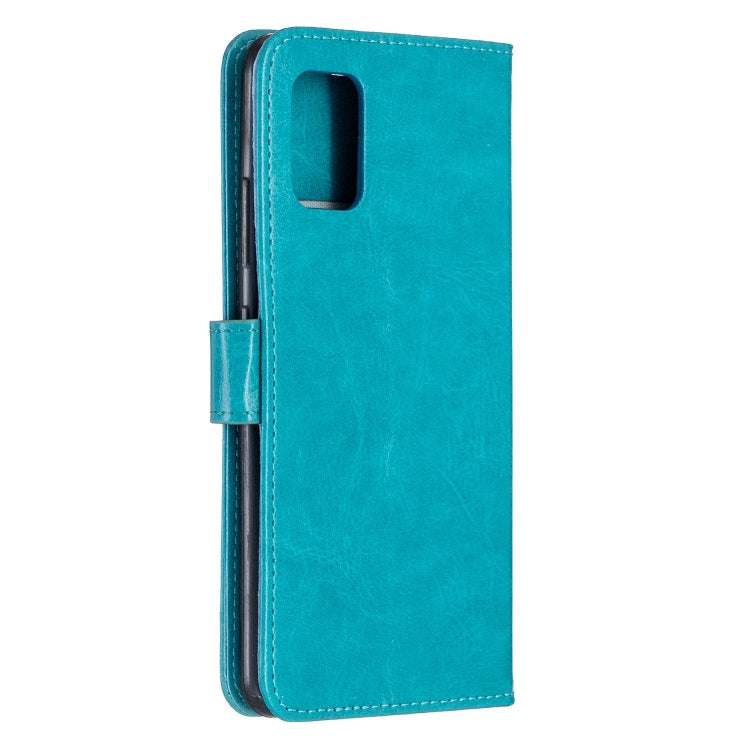 For Samsung A51 5G Crazy Horse Texture Horizontal Flip Leather Case with Holder & Card Slots & Wallet & Photo Frame