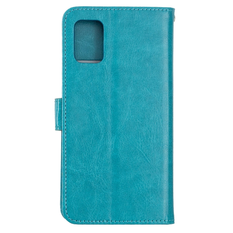 For Samsung A51 5G Crazy Horse Texture Horizontal Flip Leather Case with Holder & Card Slots & Wallet & Photo Frame