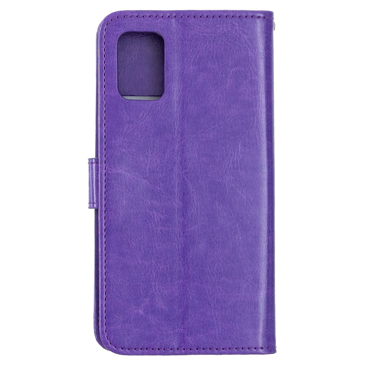 For Samsung A51 5G Crazy Horse Texture Horizontal Flip Leather Case with Holder & Card Slots & Wallet & Photo Frame