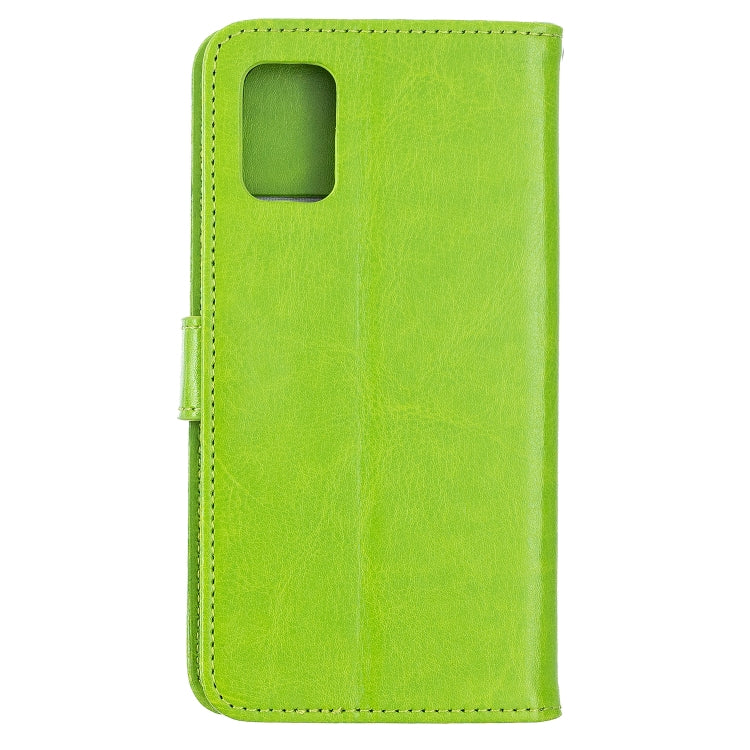 For Samsung A51 5G Crazy Horse Texture Horizontal Flip Leather Case with Holder & Card Slots & Wallet & Photo Frame
