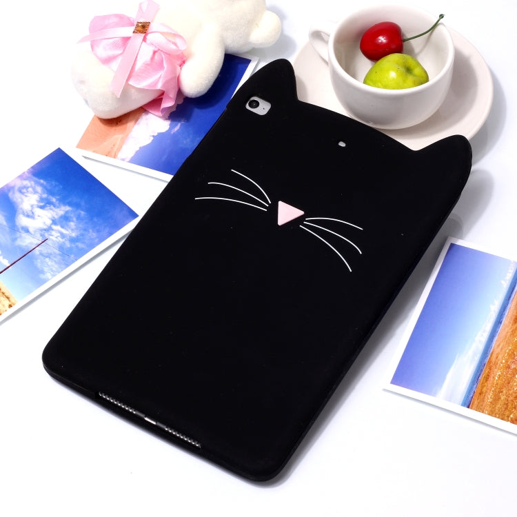 Beard Cat Pattern Set Silicone Protection for IPad mini 4 / mini 3 / mini 2