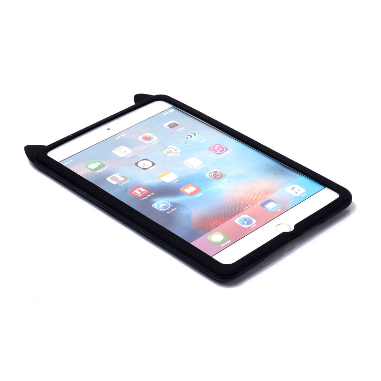 Beard Cat Pattern Set Silicone Protection for IPad mini 4 / mini 3 / mini 2