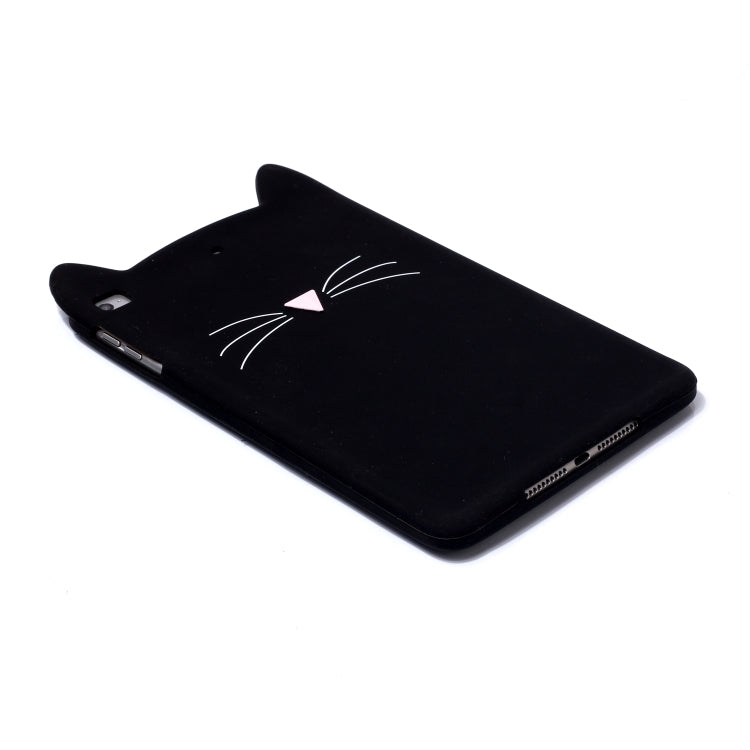 Beard Cat Pattern Set Silicone Protection for IPad mini 4 / mini 3 / mini 2