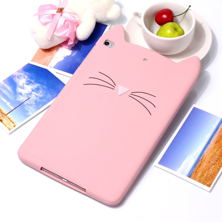 Beard Cat Pattern Set Silicone Protection for IPad mini 4 / mini 3 / mini 2