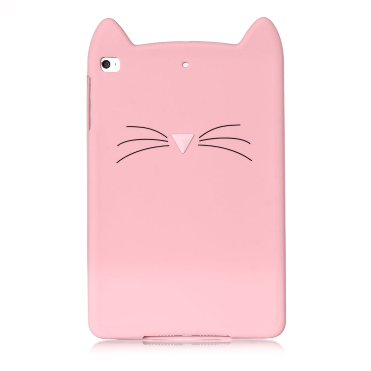 Beard Cat Pattern Set Silicone Protection for IPad mini 4 / mini 3 / mini 2