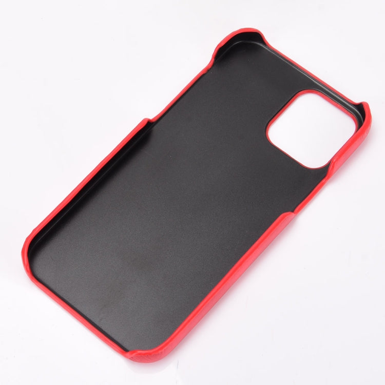 For iPhone 12 / 12 Pro Shockproof Litchi Texture PC + PU Case