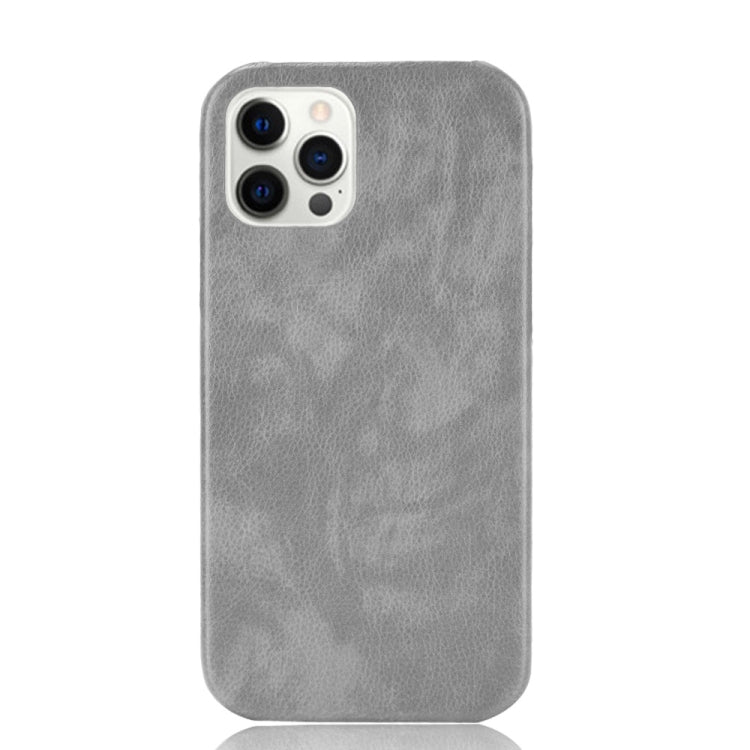 For iPhone 12 / 12 Pro Shockproof Litchi Texture PC + PU Case