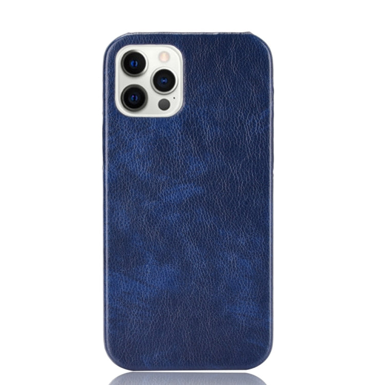 For iPhone 12 / 12 Pro Shockproof Litchi Texture PC + PU Case