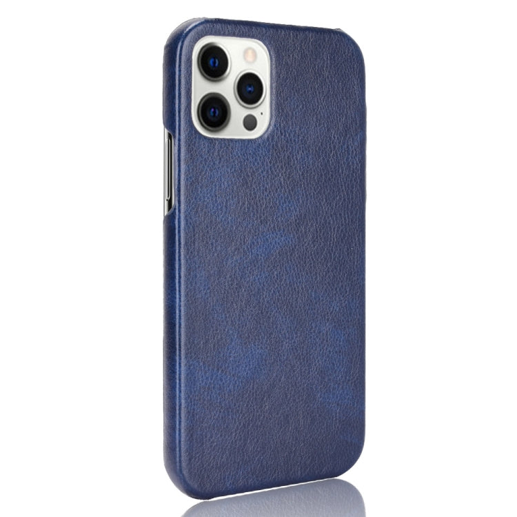 For iPhone 12 / 12 Pro Shockproof Litchi Texture PC + PU Case