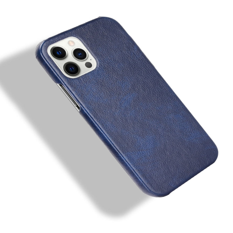 For iPhone 12 / 12 Pro Shockproof Litchi Texture PC + PU Case