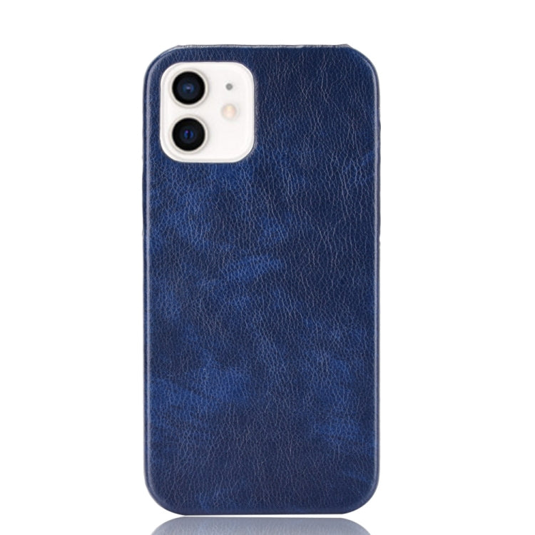 For iPhone 12 mini Shockproof Litchi Texture PC + PU Case