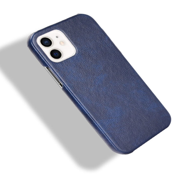For iPhone 12 mini Shockproof Litchi Texture PC + PU Case
