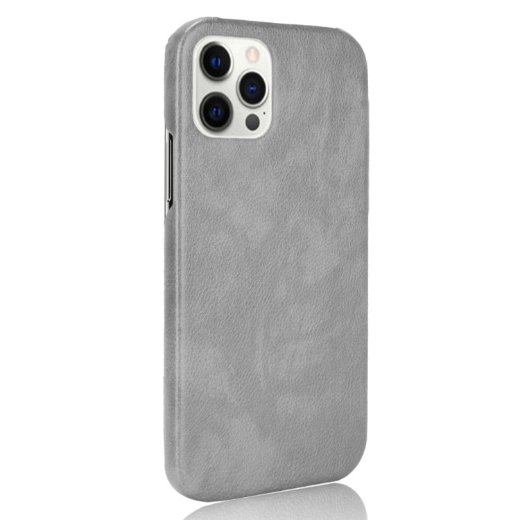 For iPhone 12 Pro Max Shockproof Litchi Texture PC + PU Case