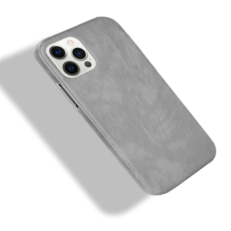 For iPhone 12 Pro Max Shockproof Litchi Texture PC + PU Case