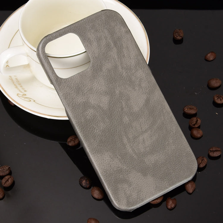 For iPhone 12 Pro Max Shockproof Litchi Texture PC + PU Case