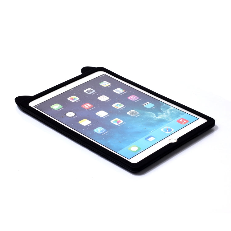 Happy Cat Design Silicone Case for iPad 9.7 (2018) / iPad 9.7 (2017) & Pro 9.7 inch & Air 2 & Air