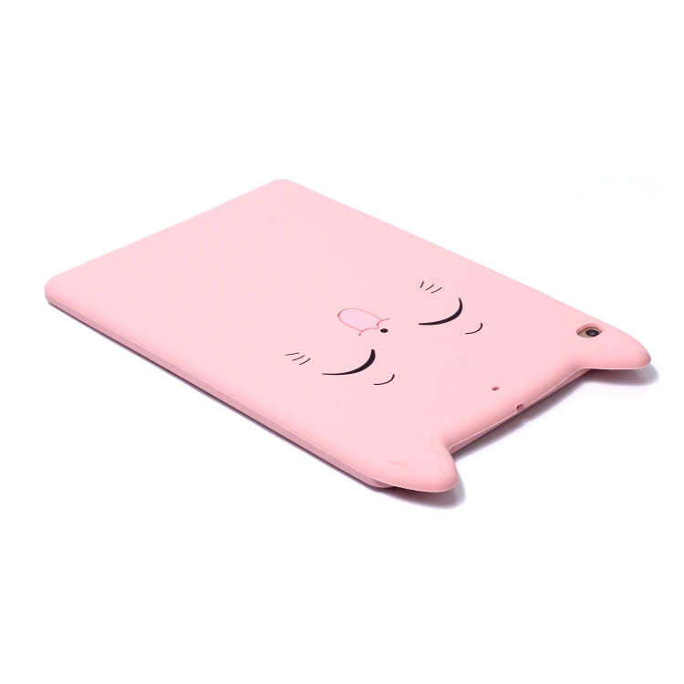 Happy Cat Design Silicone Case for iPad 9.7 (2018) / iPad 9.7 (2017) & Pro 9.7 inch & Air 2 & Air