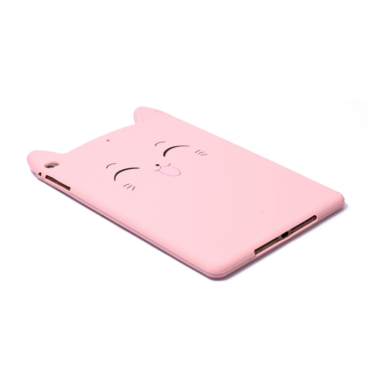 Happy Cat Design Silicone Case for iPad 9.7 (2018) / iPad 9.7 (2017) & Pro 9.7 inch & Air 2 & Air