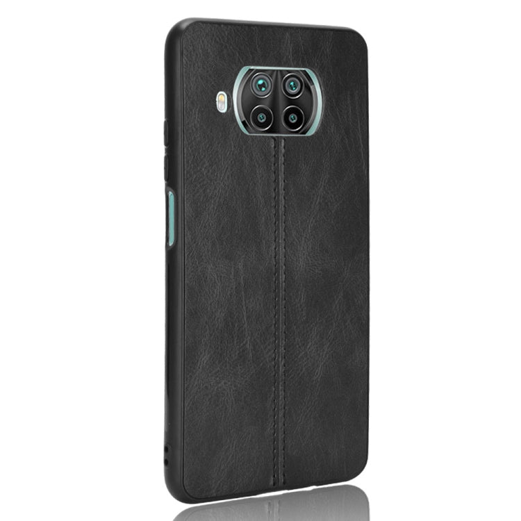 For Xiaomi Mi 10T Lite Shockproof Sewing Cow Pattern Skin PC + PU + TPU Case