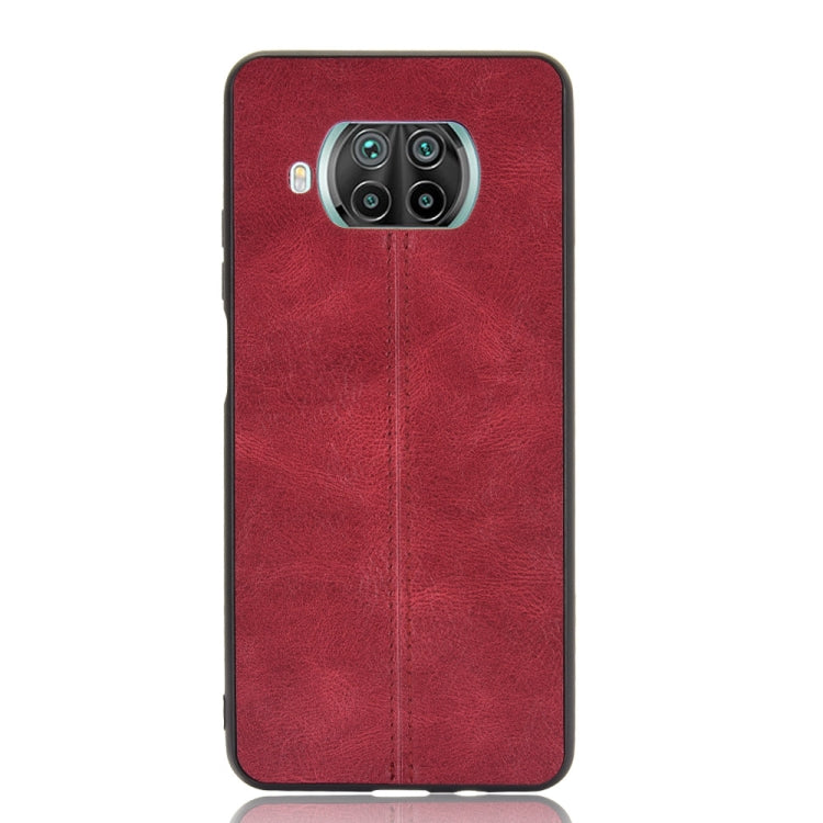 For Xiaomi Mi 10T Lite Shockproof Sewing Cow Pattern Skin PC + PU + TPU Case