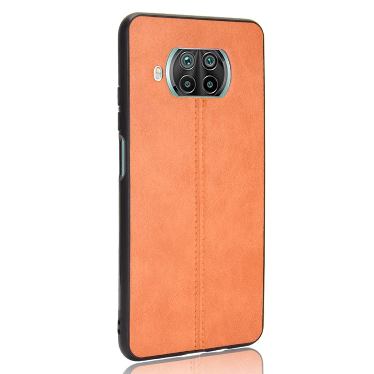 For Xiaomi Mi 10T Lite Shockproof Sewing Cow Pattern Skin PC + PU + TPU Case