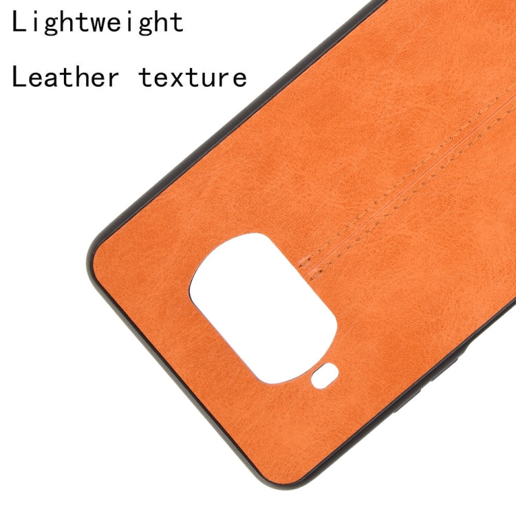 For Xiaomi Mi 10T Lite Shockproof Sewing Cow Pattern Skin PC + PU + TPU Case
