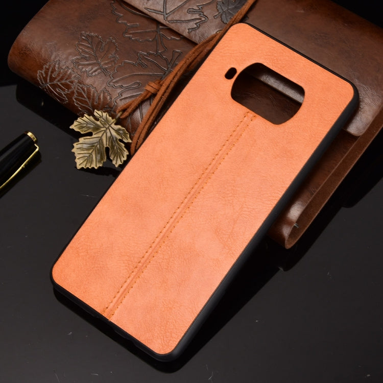 For Xiaomi Mi 10T Lite Shockproof Sewing Cow Pattern Skin PC + PU + TPU Case