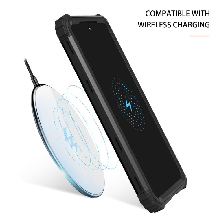 For Samsung Galaxy Note20 Ultra PC + Silicone Three-piece Shockproof Protection Case