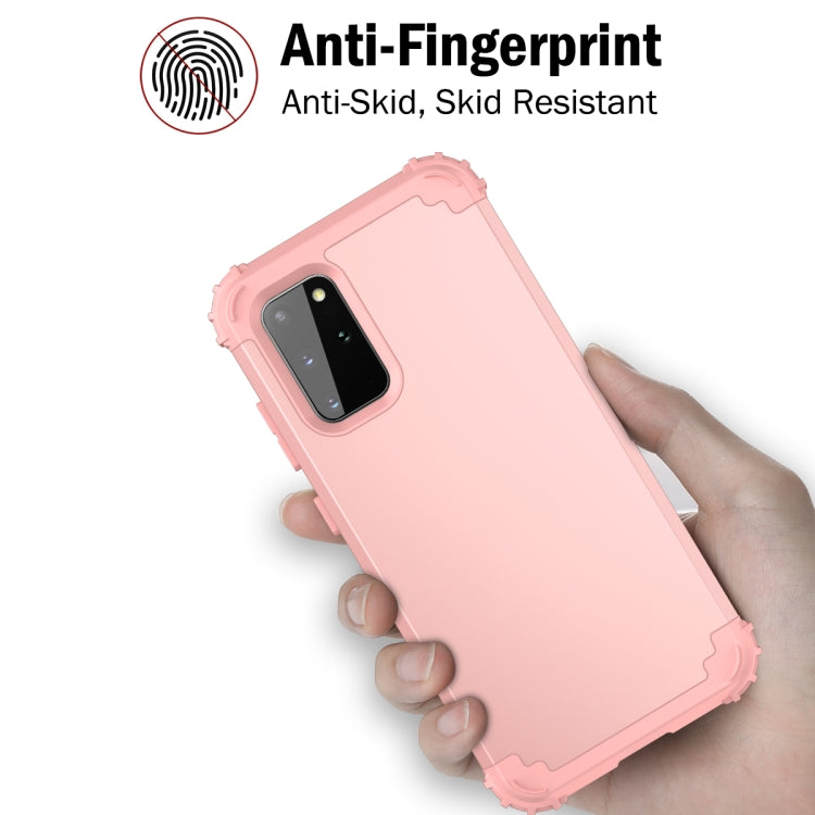 For Samsung Galaxy Note20 Ultra PC + Silicone Three-piece Shockproof Protection Case