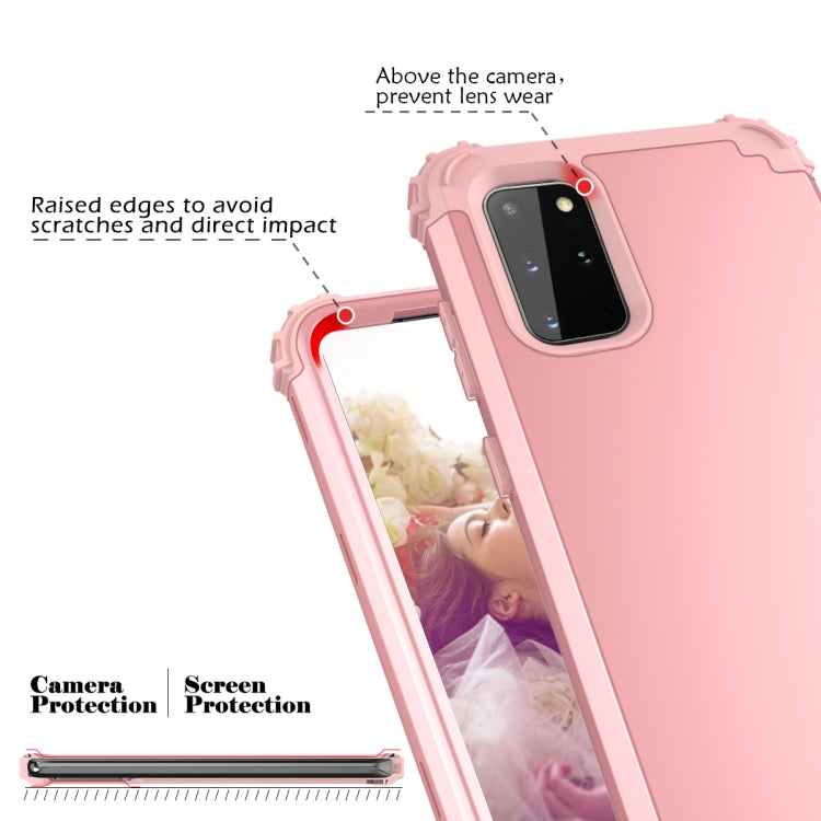 For Samsung Galaxy Note20 Ultra PC + Silicone Three-piece Shockproof Protection Case