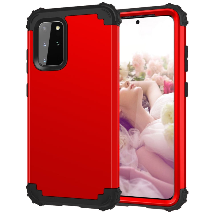 For Samsung Galaxy Note20 Ultra PC + Silicone Three-piece Shockproof Protection Case