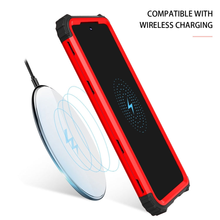 For Samsung Galaxy Note20 Ultra PC + Silicone Three-piece Shockproof Protection Case