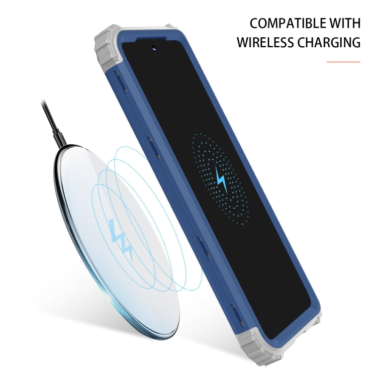 For Samsung Galaxy Note20 Ultra PC + Silicone Three-piece Shockproof Protection Case