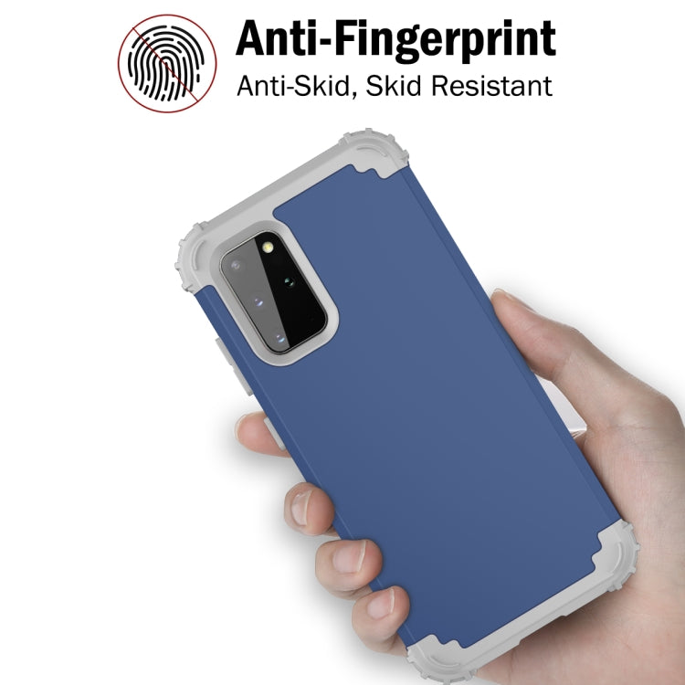 For Samsung Galaxy Note20 Ultra PC + Silicone Three-piece Shockproof Protection Case