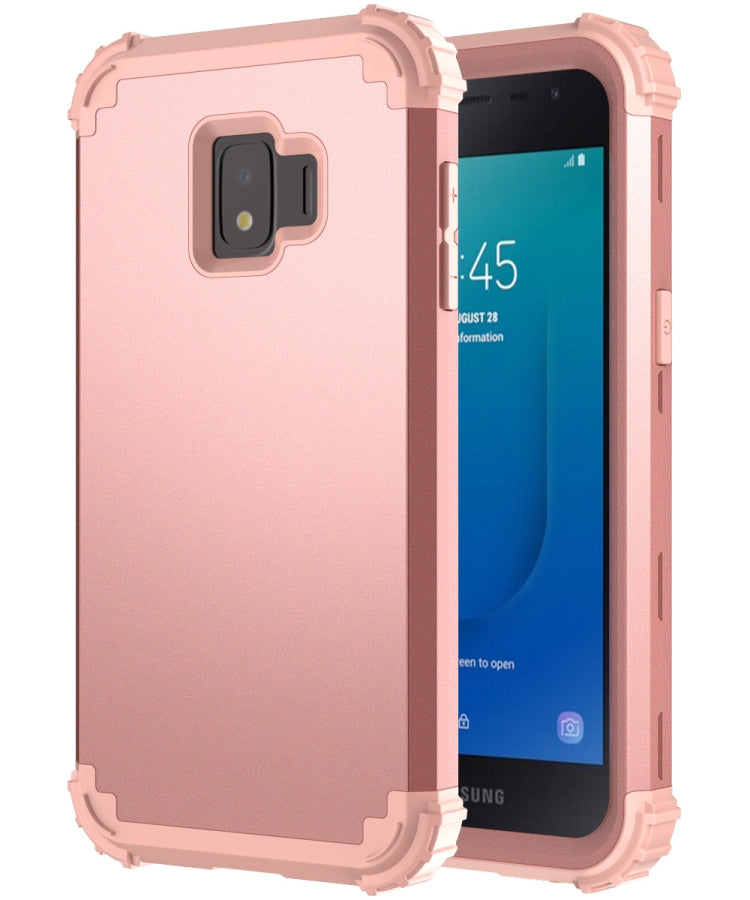 For Samsung Galaxy J2 Core PC + Silicone Three-piece Shockproof Protection Case