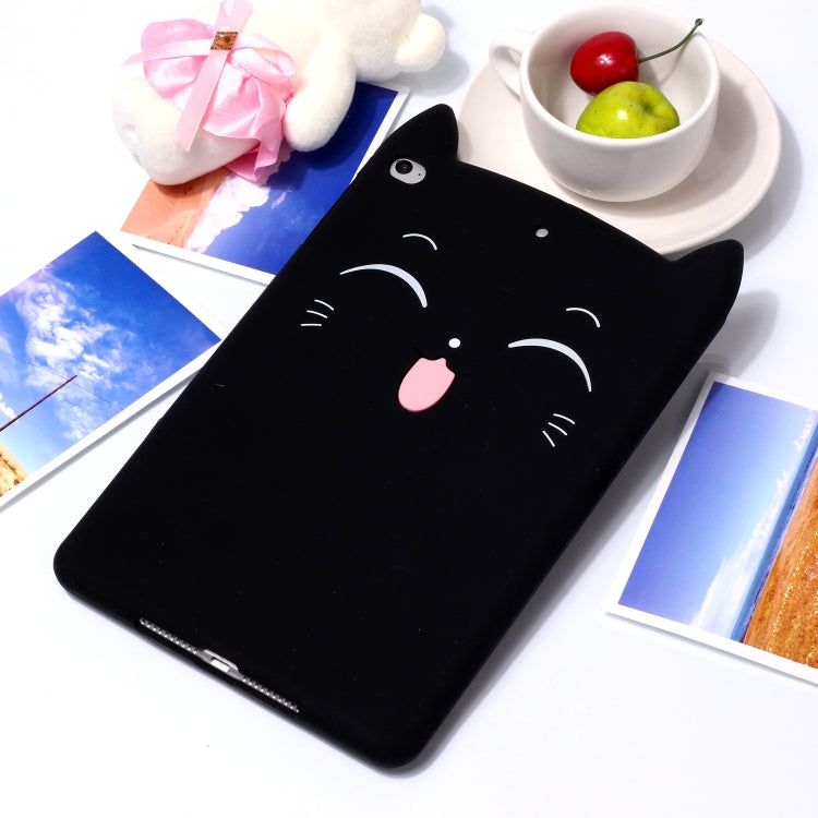 Happy Cat Pattern Set Silicone Protective Case for iPad mini 5 / mini 4 / mini 3 / mini 2 / mini