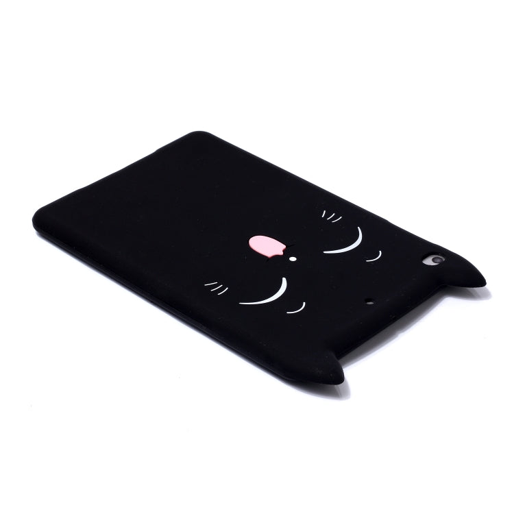 Happy Cat Pattern Set Silicone Protective Case for iPad mini 5 / mini 4 / mini 3 / mini 2 / mini