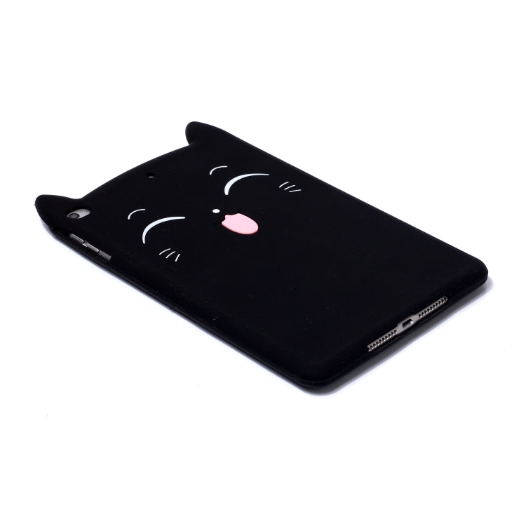 Happy Cat Pattern Set Silicone Protective Case for iPad mini 5 / mini 4 / mini 3 / mini 2 / mini