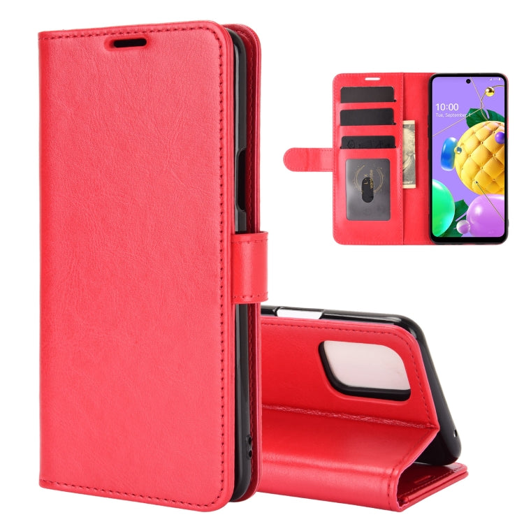 For LG K52 R64 Texture Single Horizontal Flip Protective Case with Holder & Card Slots & Wallet& Photo Frame