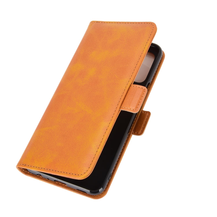 For LG K52 Dual-side Magnetic Buckle Horizontal Flip Leather Case with Holder & Card Slots & Wallet