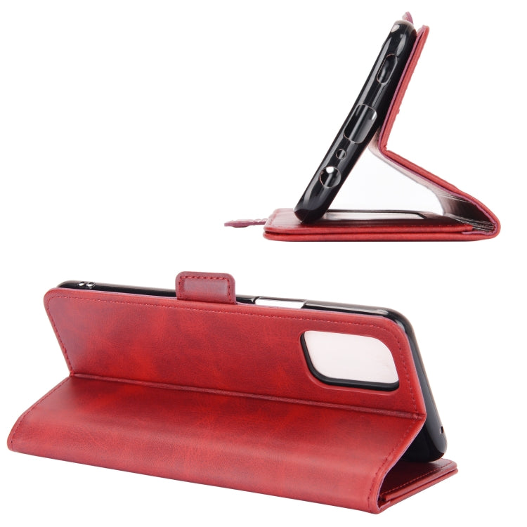 For LG K52 Dual-side Magnetic Buckle Horizontal Flip Leather Case with Holder & Card Slots & Wallet